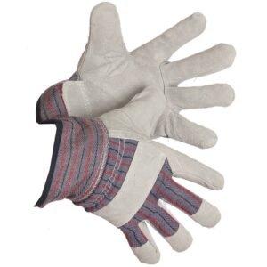Forcefield Ladies Size Fleece Lined Split Leather Work Gloves
