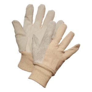 Forcefield Leather Palm Work Gloves with Knit Wrist