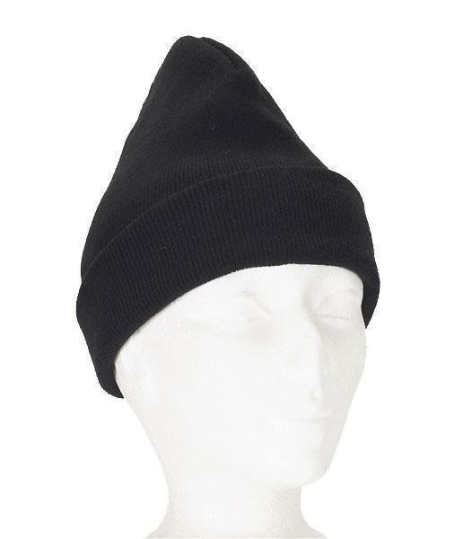 Forcefield Black Acrylic Knitted Toque