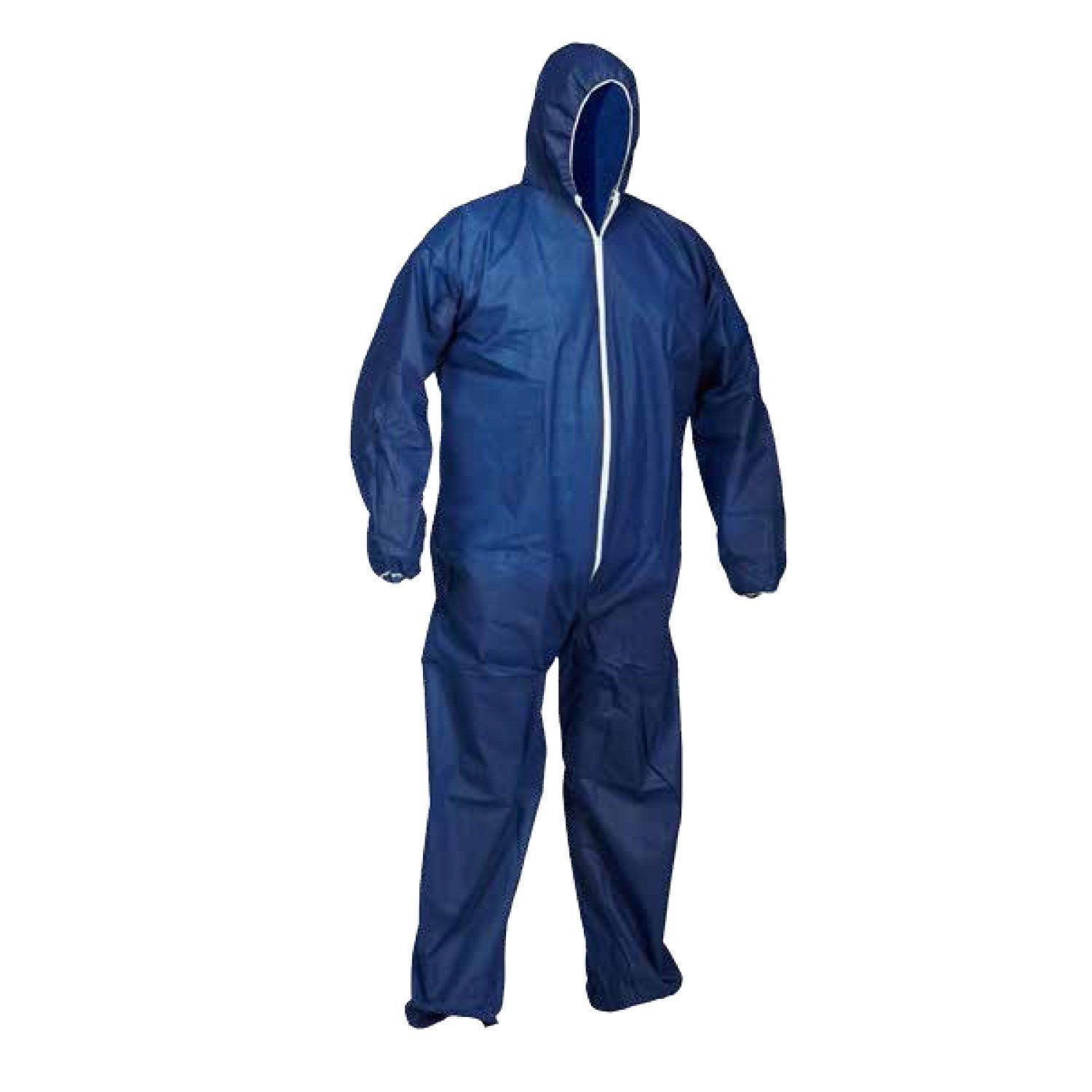 Forcefield Polypropylene Disposable Coverall with Hood, Case of 20