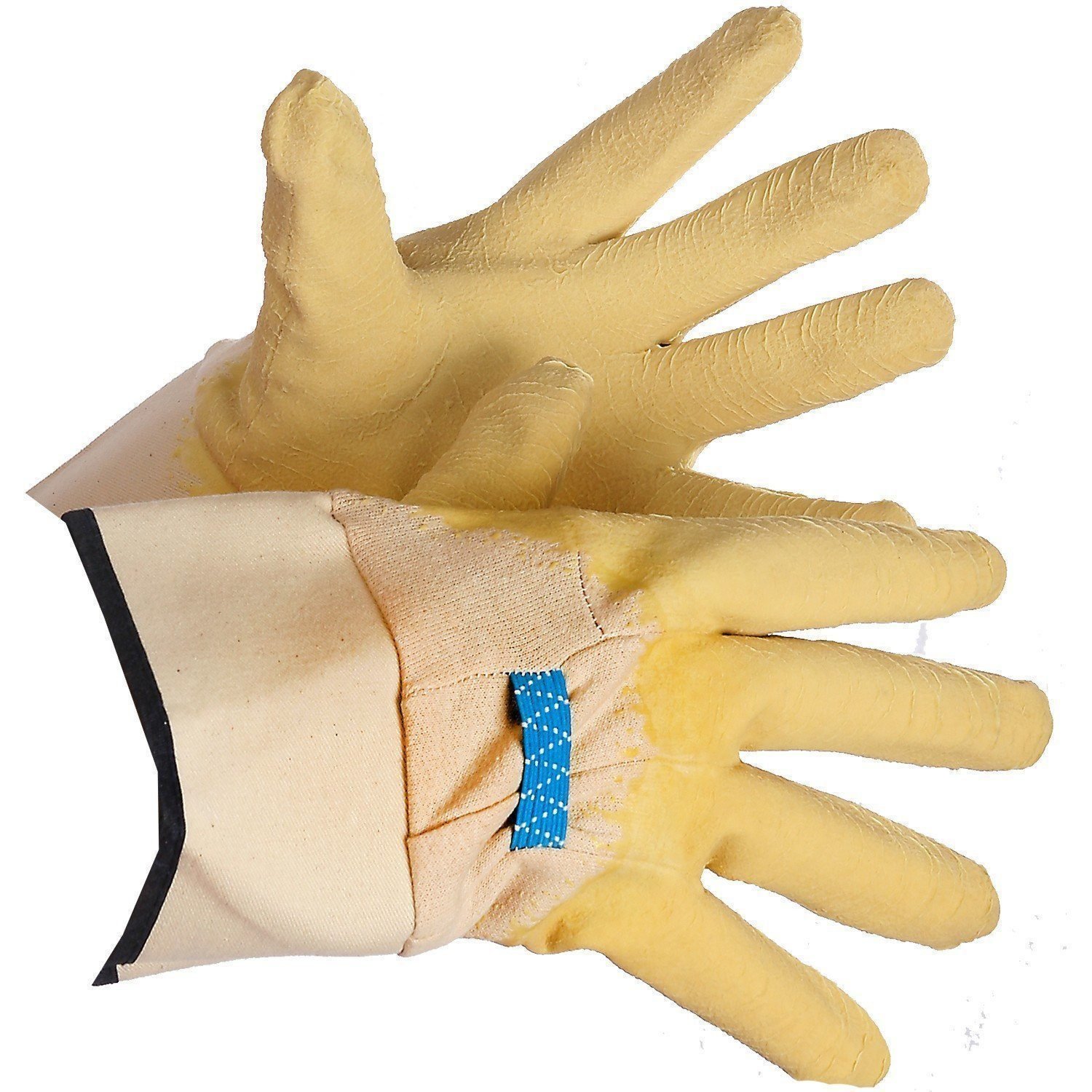 Forcefield "Trash Collector" Latex Coated Work Glove, Wrinkle Finish, Safety Cuff