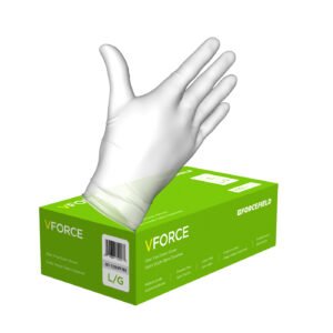 Forcefield VForce Vinyl Disposable Examination Gloves (Case of 1000 Gloves)