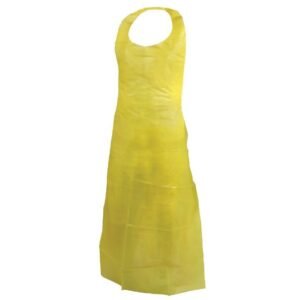 Forcefield Yellow Disposable Polyethylene Apron (Case of 250 Aprons)